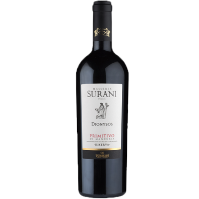 Surani Dionysos Primitivo di Manduria Riserva 2013 красное 0,75 Surani Dionysos Primitivo di Manduria Riserva 2013 красное 0,75