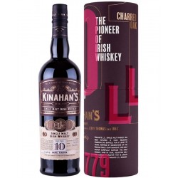 KINAHANS Single Malt 10 year OLD  Irish Whiskey  46% ABV 0,7