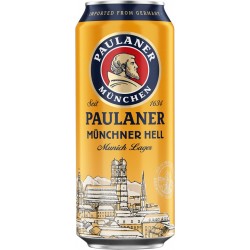 Пиво Paulaner Munchner  0,5 л. ж/б, алк. 4,9%