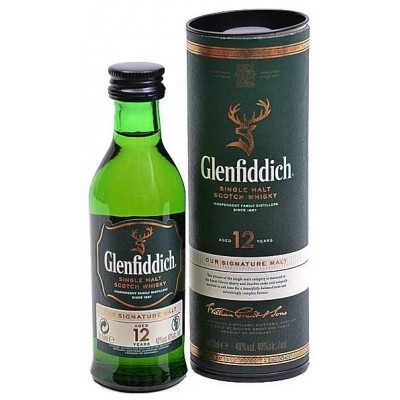 Glenfiddich 12 years 0,05 виски односолодовый Glenfiddich 12 years 0,05 виски односолодовый