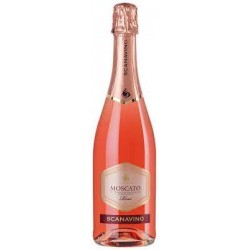 Scanavino VSQ Moscato Rose Dolce розовое игристое 0,75