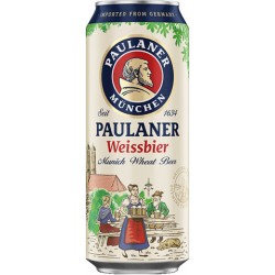 Пиво Paulaner Hefe-weissbier Naturtrub 0,5 л. ж/б, алк. 5,5%