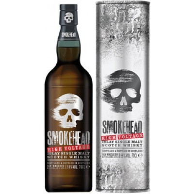 Smokehead High Voltage Single Malt in tube 0.7 виски односолодовый Smokehead High Voltage Single Malt in tube 0.7 виски односолодовый