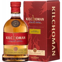 KILCHOMAN Sauternes Single Cask Finish, S.Malt, gift pack виски односолодовый 0.7