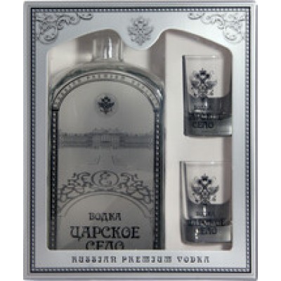Водка Царское Село в ПК со стопками 0,7 Водка Царское Село в ПК со стопками 0,7