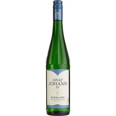 Graf Johann IV Riesling Halbtrocken вино белое полусухое Graf Johann IV Riesling Halbtrocken вино белое полусухое
