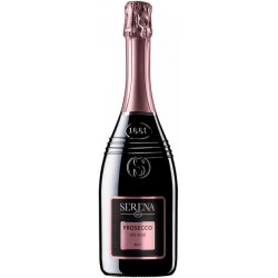 Serena Prosecco Rose Brut вино игристое розовое сухое