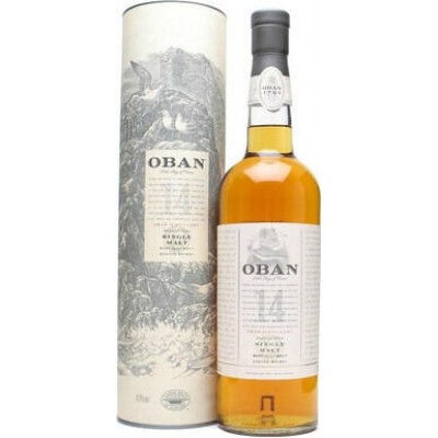 Oban 14 YO 43% Single Malt Scotch Whisky виски 0.75 Oban 14 YO 43% Single Malt Scotch Whisky виски 0.75