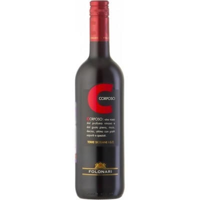 Folonari Shiraz Terre Siciliane IGT вино красное сухое 0,75 Folonari Shiraz Terre Siciliane IGT вино красное сухое 0,75